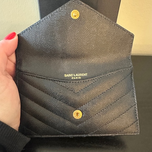 Saint Laurent CASSANDRE FRAGMENTS FLAP CARD CASE - Picture 3 of 6